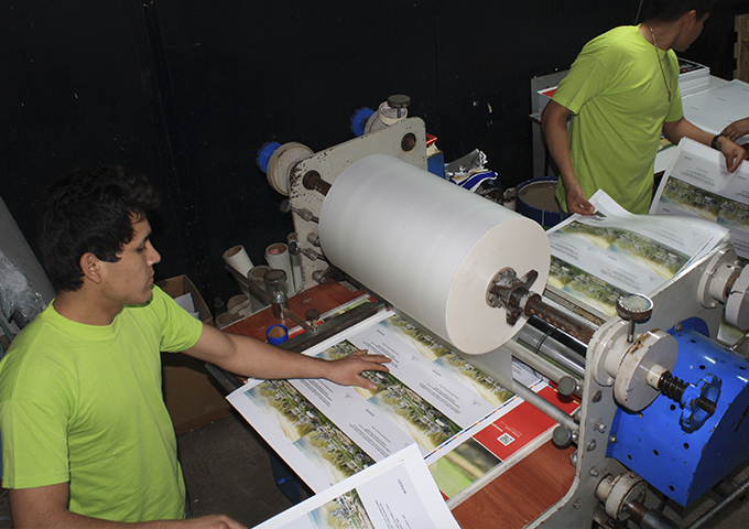 Servicio de plastificado